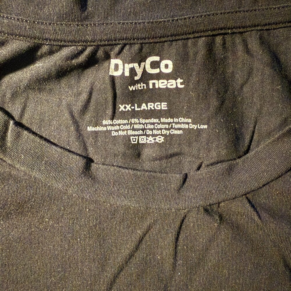 DryCo Neat 2XL Anti-Sweat Tee